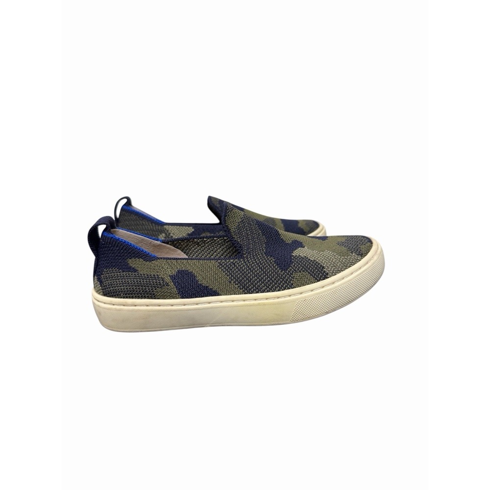 Rothy's The Kids Sneaker Spruce Green Camo Girl's Size 13 - Picture 3 of 7